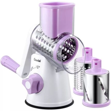 Geedel 3-in-1 Manual Rotary Drum Cheese Grater