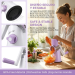 Geedel 3-in-1 Manual Rotary Drum Cheese Grater