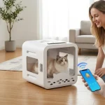 Pet Dryer Box, 1500W 72L Smart Cat Hair Dryer Box with App Control, 45dB Low Noise, 20-50°C Adjustable Temp, Negative Ion Care for Cats Small Dogs - Image 3