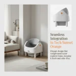 Automatic Cat Litter Box, 70L Smart Self Cleaning Cat Litter Box with 11L Waste Drawer, WiFi App Control Ultra Quiet Cat Toilet, Multi-Safety Sensor Auto Litter Box for 1.5-15kg Single & Multiple Cats - Image 4