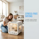 Pet Dryer Box, 1500W 72L Smart Cat Hair Dryer Box with App Control, 45dB Low Noise, 20-50°C Adjustable Temp, Negative Ion Care for Cats Small Dogs - Image 5