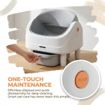 Automatic Cat Litter Box, 70L Smart Self Cleaning Cat Litter Box with 11L Waste Drawer, WiFi App Control Ultra Quiet Cat Toilet, Multi-Safety Sensor Auto Litter Box for 1.5-15kg Single & Multiple Cats - Image 5