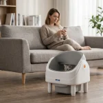 Automatic Cat Litter Box, 70L Smart Self Cleaning Cat Litter Box with 11L Waste Drawer, WiFi App Control Ultra Quiet Cat Toilet, Multi-Safety Sensor Auto Litter Box for 1.5-15kg Single & Multiple Cats - Image 7