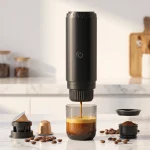 Wireless Portable Espresso Maker, 19Bar 2-in-1 Coffee Capsule & Ground Coffee Machine, 7800mAh USB Rechargeable Travel Coffee Maker with 85℃ Constant Temp Heating for Camping, Office, Road Trip, Outdoor - Image 7