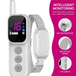 Dog Training Collar, 1000ft Remote Dog Shock Collar with 3 Training Modes (Beep, Vibration, Shock) IP67 Waterproof Rechargeable Training Collar for Small Medium Large Dogs - Image 2