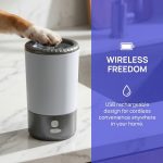 Pet Paw Cleaner, 360° Automatic USB Rechargeable Dog Paw Washer Cup, Soft Silicone Bristles Portable Paw Cleaner for Small & Medium Dogs Cats - Image 3