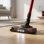 Cordless Vacuum Cleaner, 12KPa 2-in-1 Wet Dry Vacuum with LED Green Light & Headlight, Self-Stick Wireless Stick Vacuum for Hard Floor Carpet Pet Hair Home Car Use - Image 5