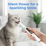 Pet Ultrasonic Teeth Cleaner, Smart Induction Safety Dental Scaler for Dogs & Cats, Low Noise Rechargeable Plaque Tartar Remover Kit - Image 3