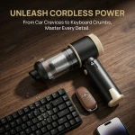 Portable 4-in-1 Cordless Car Vacuum Cleaner, Brushless Handheld Vacuum, Blow/Suck/Inflate/Vacuum Sealing Mini Vacuum - Image 2