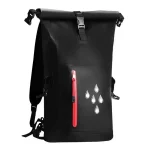 25L Waterproof Dry Bag Backpack, 500D PVC Roll Top Floating Dry Sack with Dry-Wet Separate Pocket, Adjustable Shoulder Strap Portable Waterproof Backpack for Beach, Kayaking, Hiking, Swimming, Camping Travel