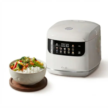 Rice Cooker, Mini Smart Rice Cooker | 2L 10 Menu Multifunctional Rice Cooker for 1-2 People Home Use