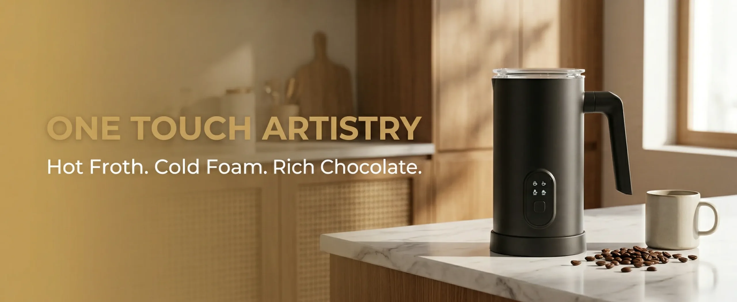 Barista-style foam for lattes cappuccinos and cold drinks