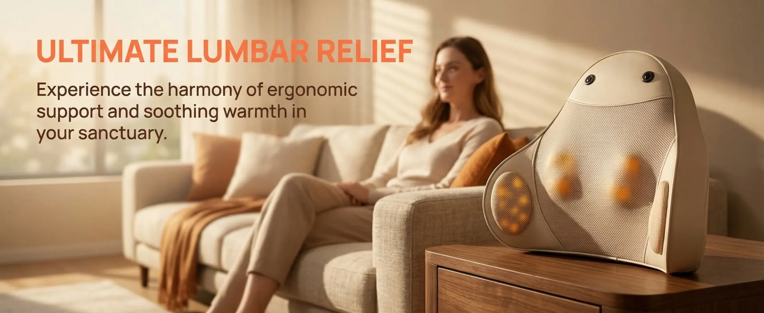 Multi-functional kneading massage pillow for neck and shoulder pain relief