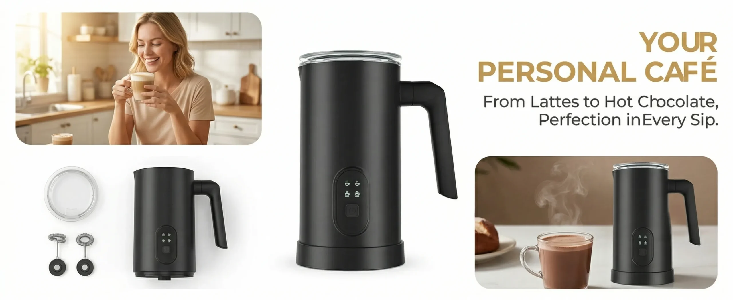 4-in-1 Multifunctional Milk Frother