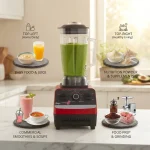 4500W High Power Blender, 2L Large Capacity Commercial & Home Smoothie Blender, 6 Blades Ultra-fine Crushing Mixer, Multifunctional Juicer Food Processor for Shakes, Soup, Grinding, Ice Crushing - Image 6