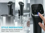Sous Vide Precision Cooker, 25℃-92.5℃ Accurate Temperature Digital Slow Cooker, 3D Uniform Heating Immersion Circulator with Overheat & Dry Burn Protection for Home Kitchen & Commercial Use - Image 6
