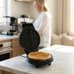3 in 1 Waffle Maker with Removable Plates, 700W Fast Heating Non-Stick Mini Donut & Cake Machine for Breakfast Dessert - Image 4