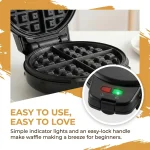 3 in 1 Waffle Maker with Removable Plates, 700W Fast Heating Non-Stick Mini Donut & Cake Machine for Breakfast Dessert - Image 5