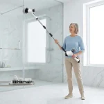 9-in-1 Cordless Electric Spray Power Scrubber, Rechargeable Rotating Cleaning Brush with Extendable Rod & 9 Replaceable Brush Heads for Bathroom, Kitchen, Tile, Glass & Car Detailing - Image 7
