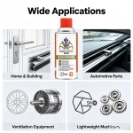 Nano AM Composite Anti-Rust Lubrication Spray, 10s Fast Film Forming, Long Lasting Anti-Corrosion Lubricant for Door Hinges, Car Sunroof, Window Sliding Tracks, Bearings and Light Machinery, Eco-Friendly Indoor Metal Protection Spray - Image 6