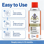 Nano AM Composite Anti-Rust Lubrication Spray, 10s Fast Film Forming, Long Lasting Anti-Corrosion Lubricant for Door Hinges, Car Sunroof, Window Sliding Tracks, Bearings and Light Machinery, Eco-Friendly Indoor Metal Protection Spray - Image 2