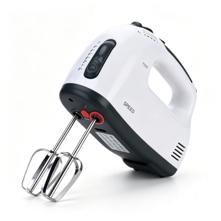 7 Speed Hand Mixer Electric, Portable Handheld Egg Beater with Stainless Steel Whisk Attachments, 100W Power Mixer for Baking Cakes, Cream, Dough, Milkshakes