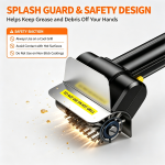 Rechargeable Electric BBQ Grill Brush, Wireless Stainless Steel Rotary Cleaning Brush with Replacement Roller, Type-C Charging Grill Cleaner for Outdoor Camping Barbecue Grills - Image 8