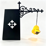 Mini Street Lamp Bookend Night Light, Vintage Gothic Iron Art LED Book Stopper with Warm Dimmable Light, 2 Styles Tabletop & Clip On Bookend Lamp for Bookshelf Bedroom Decor Reader Gift