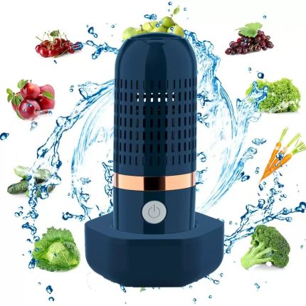 Capsule Fruit & Vegetable Purifier, Wireless Portable Food Cleaner with Hydroxyl Ion Electrolysis Technology, Pesticide Residue & Bacteria Remover for Fruits, Vegetables, Meat, Seafood, Grains