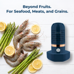 Capsule Fruit & Vegetable Purifier, Wireless Portable Food Cleaner with Hydroxyl Ion Electrolysis Technology, Pesticide Residue & Bacteria Remover for Fruits, Vegetables, Meat, Seafood, Grains - Image 2