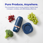 Capsule Fruit & Vegetable Purifier, Wireless Portable Food Cleaner with Hydroxyl Ion Electrolysis Technology, Pesticide Residue & Bacteria Remover for Fruits, Vegetables, Meat, Seafood, Grains - Image 5