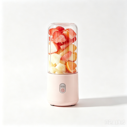 Portable Wireless Juicer Cup, USB Rechargeable Mini Blender, Twin Cups Design Personal Fresh Juice Mixer for Travel, Office, Gym