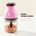 Mini Electric Food Chopper, Multifunctional Baby Food Processor, Small Meat Grinder for Garlic, Vegetables, Fruit, Mincing & Puree Making - Image 2
