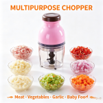 Mini Electric Food Chopper, Multifunctional Baby Food Processor, Small Meat Grinder for Garlic, Vegetables, Fruit, Mincing & Puree Making - Image 4