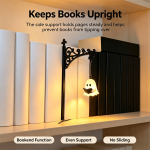 Mini Street Lamp Bookend Night Light, Vintage Gothic Iron Art LED Book Stopper with Warm Dimmable Light, 2 Styles Tabletop & Clip On Bookend Lamp for Bookshelf Bedroom Decor Reader Gift - Image 6